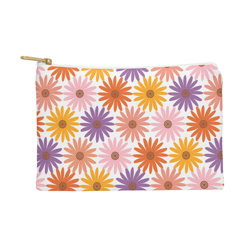 Emanuela Carratoni Very Peri Daisy Pattern Pouch