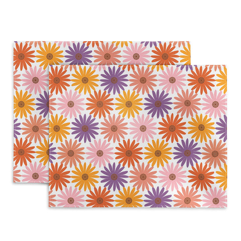 Emanuela Carratoni Very Peri Daisy Pattern Placemat