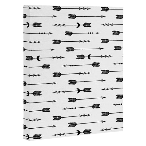 Emanuela Carratoni Vintage Boho Arrows Art Canvas