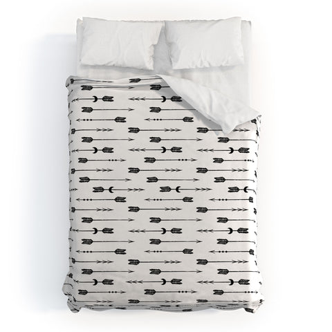 Emanuela Carratoni Vintage Boho Arrows Duvet Cover