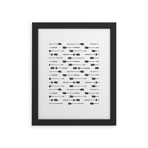 Emanuela Carratoni Vintage Boho Arrows Framed Art Print