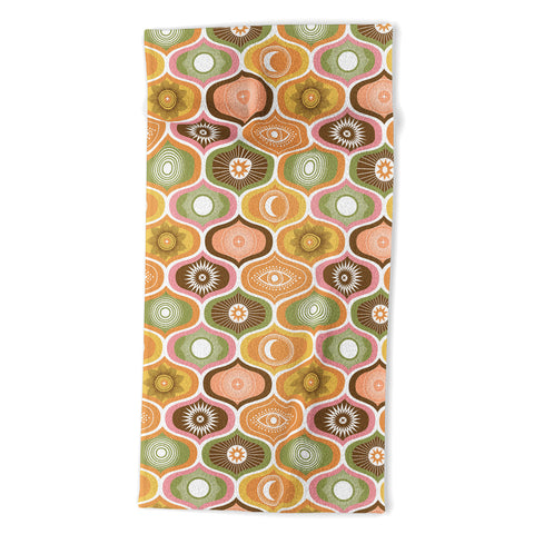 Emanuela Carratoni Vintage Decorations Beach Towel