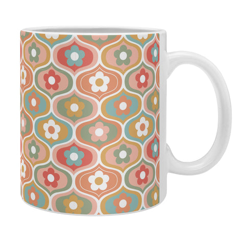 Emanuela Carratoni Vintage Floral Geometry Coffee Mug
