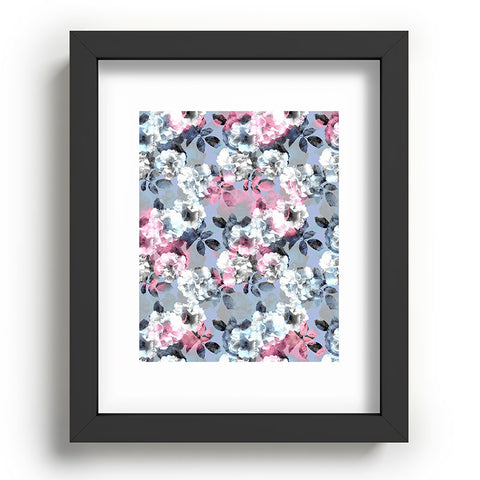 Emanuela Carratoni Vintage Floral Theme Recessed Framing Rectangle