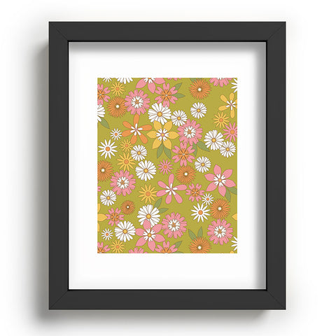 Emanuela Carratoni Vintage Floral World Recessed Framing Rectangle