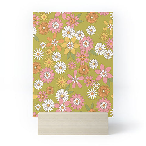 Emanuela Carratoni Vintage Floral World Mini Art Print