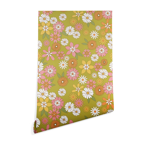 Emanuela Carratoni Vintage Floral World Wallpaper