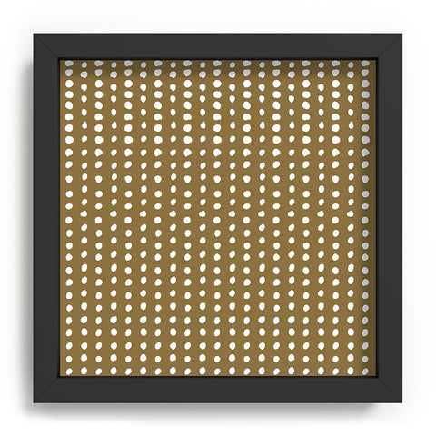 Emanuela Carratoni Vintage Polka Dots Recessed Framing Square