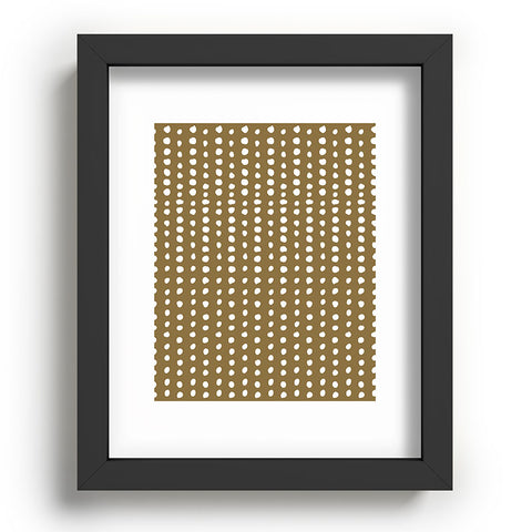 Emanuela Carratoni Vintage Polka Dots Recessed Framing Rectangle