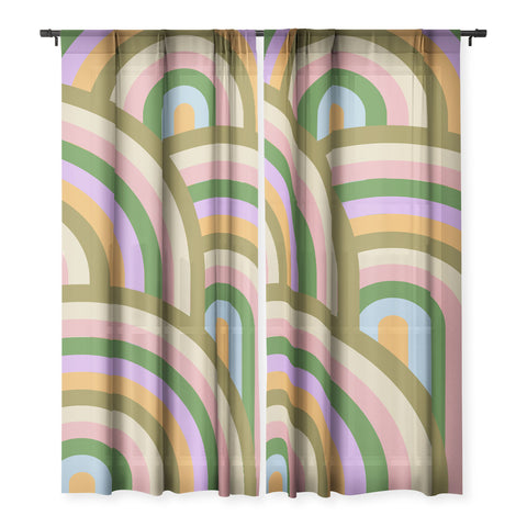 Emanuela Carratoni Vintage Summer Rainbows Sheer Non Repeat