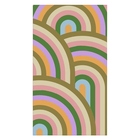 Emanuela Carratoni Vintage Summer Rainbows Tablecloth