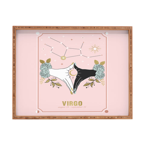 Emanuela Carratoni Virgo Zodiac Series Rectangular Tray