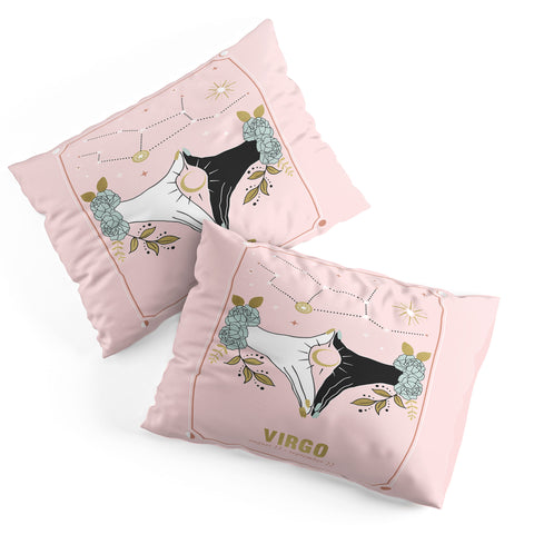 Emanuela Carratoni Virgo Zodiac Series Pillow Shams