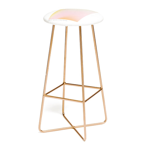 Emanuela Carratoni Virgo Zodiac Sign Gradient Bar Stool