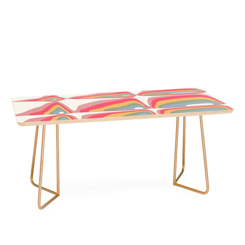 Emanuela Carratoni Whimsical Rainbow Coffee Table