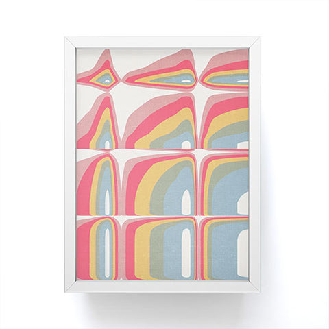 Emanuela Carratoni Whimsical Rainbow Framed Mini Art Print