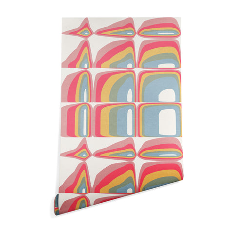Emanuela Carratoni Whimsical Rainbow Wallpaper