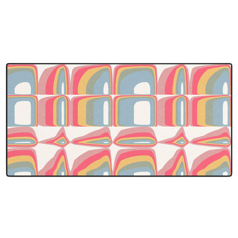 Emanuela Carratoni Whimsical Rainbow Desk Mat