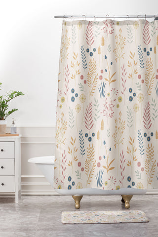 Emanuela Carratoni Wild Grass Shower Curtain And Mat