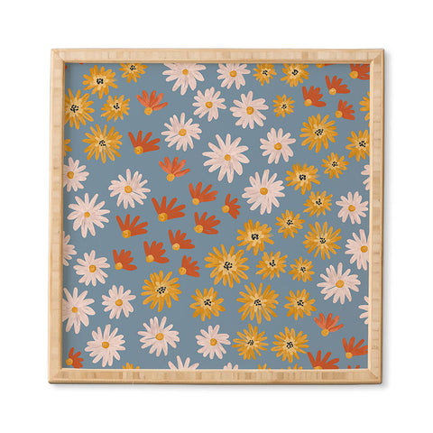Emanuela Carratoni Wild Painted Flowers Framed Wall Art