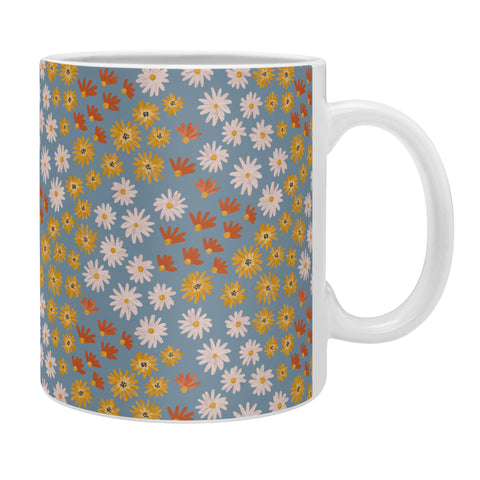 Emanuela Carratoni Wild Painted Flowers Coffee Mug