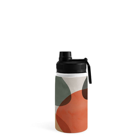 Emanuela Carratoni Winter Abstract Theme Water Bottle