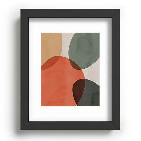 Emanuela Carratoni Winter Abstract Theme Recessed Framing Rectangle