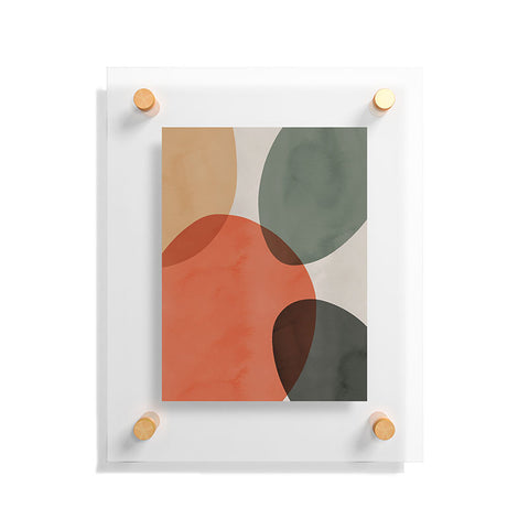 Emanuela Carratoni Winter Abstract Theme Floating Acrylic Print