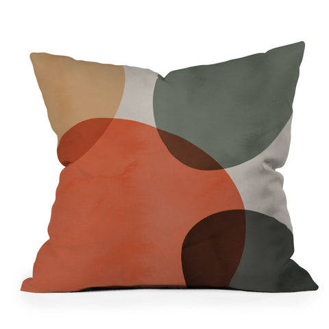 Emanuela Carratoni Winter Abstract Theme Throw Pillow