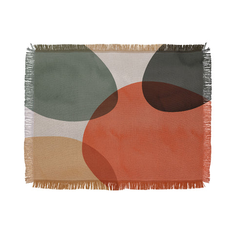 Emanuela Carratoni Winter Abstract Theme Throw Blanket