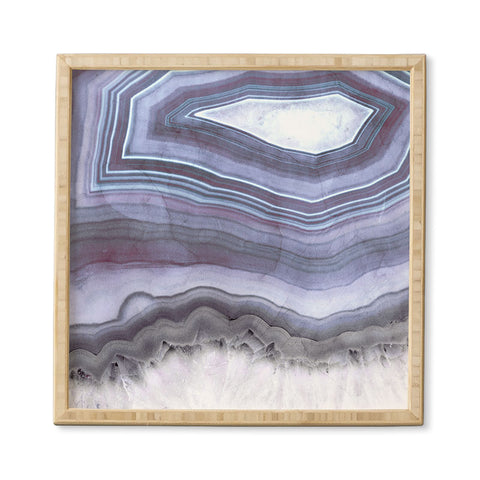 Emanuela Carratoni Winter Agate Framed Wall Art