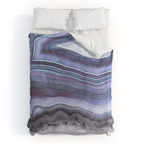 Emanuela Carratoni Winter Agate Duvet Cover