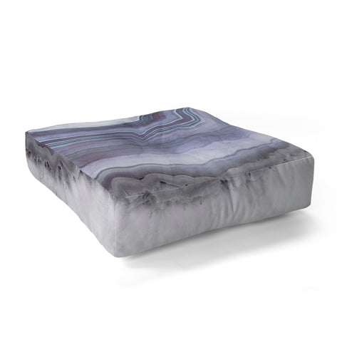 Emanuela Carratoni Winter Agate Floor Pillow Square