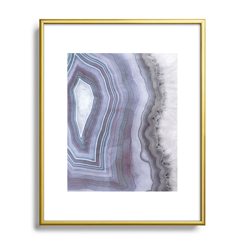 Emanuela Carratoni Winter Agate Metal Framed Art Print