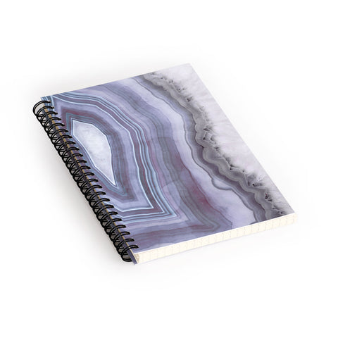 Emanuela Carratoni Winter Agate Spiral Notebook