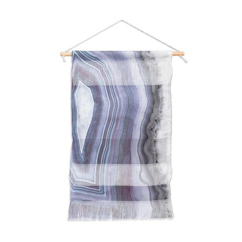 Emanuela Carratoni Winter Agate Wall Hanging Portrait