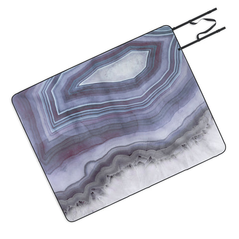Emanuela Carratoni Winter Agate Picnic Blanket