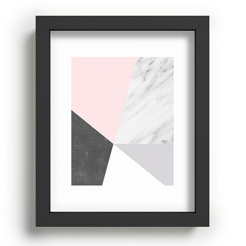 Emanuela Carratoni Winter Color Geometry Recessed Framing Rectangle