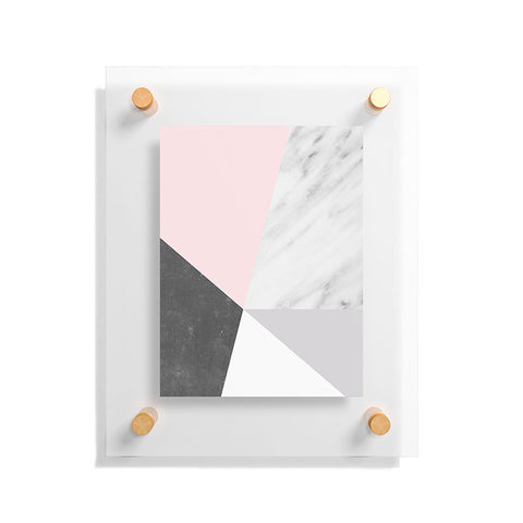 Emanuela Carratoni Winter Color Geometry Floating Acrylic Print