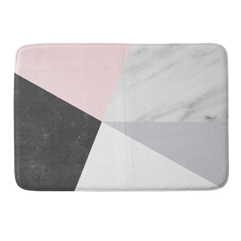 Emanuela Carratoni Winter Color Geometry Memory Foam Bath Mat