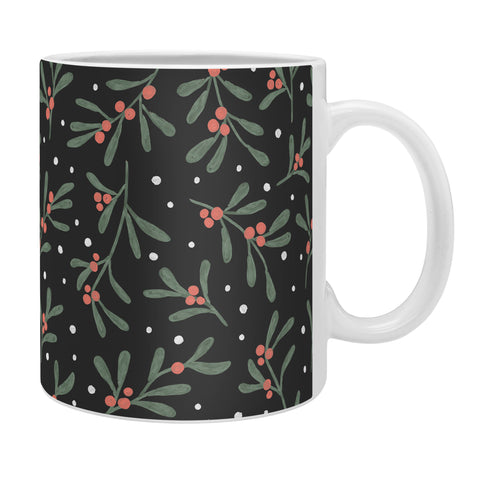 Emanuela Carratoni Winter Mistletoe Coffee Mug