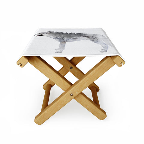 Emanuela Carratoni Winter Wolf 1 Folding Stool