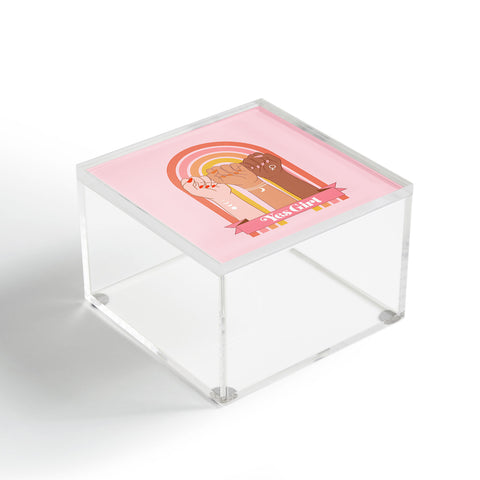 Emanuela Carratoni Yes Girl Acrylic Box
