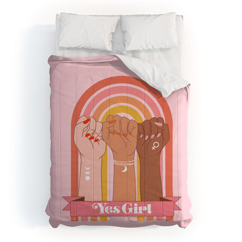 Emanuela Carratoni Yes Girl Comforter