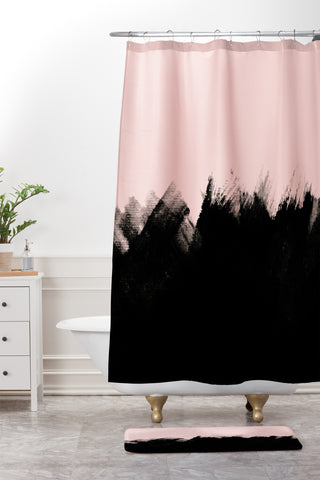 Emanuela Carratoni Yin Shower Curtain And Mat