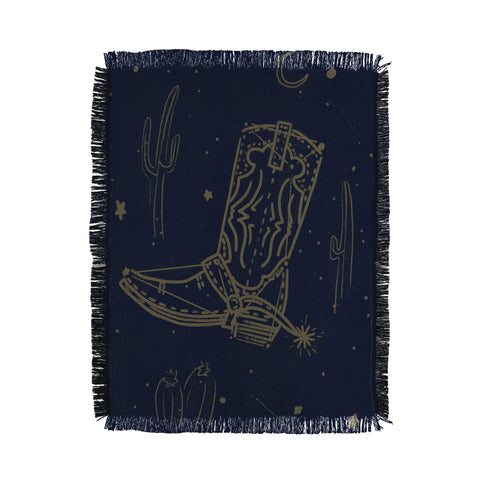 Emma Boys Follow the Western Star Throw Blanket
