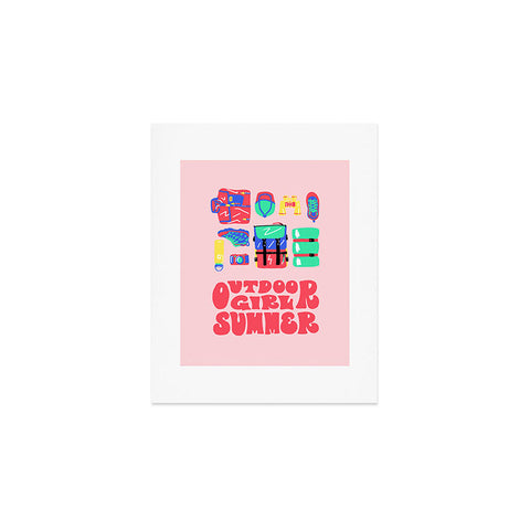 Emma Boys Outdoor Girl Summer Art Print