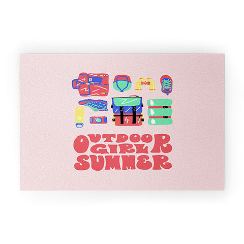 Emma Boys Outdoor Girl Summer Welcome Mat