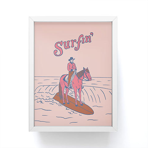 Emma Boys Surfin Framed Mini Art Print