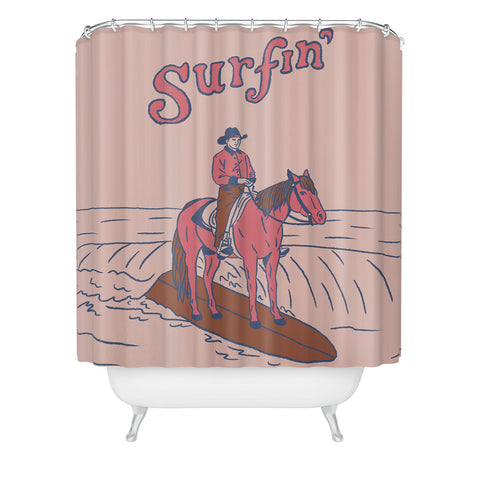 Emma Boys Surfin Shower Curtain